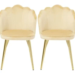 KARE Design Meubles>Chaise Princess beige (2/set)
