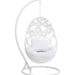 KARE Design Meubles>Chaise suspendue Ibiza blanc