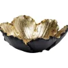 KARE Design Accessoires>Coupe décorative Flower Bloom noir-doré Ø20cm