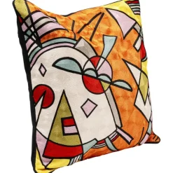 KARE Design Accessoires>Coussin Art Line orange 50x50cm