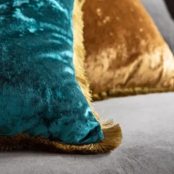 KARE Design Accessoires>Coussin Cannes pétrole 45x45cm