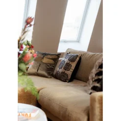 KARE Design Accessoires>Coussin Glitter Dragenfly marron 40x40cm
