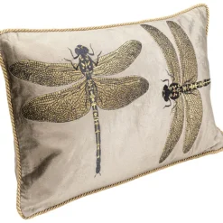 KARE Design Accessoires>Coussin Glitter Dragonfly marron 50x30cm