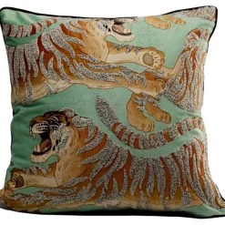 KARE Design Accessoires>Coussin Tiger Love vert menthe 45x45cm
