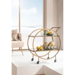 KARE Design Meubles>Desserte Loft laiton
