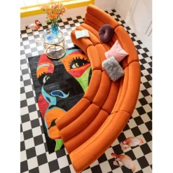 KARE Design Meubles>Elément d assise Wave orange