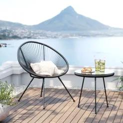 KARE Design Meubles>Ensemble Acapulco noir (2-parts)