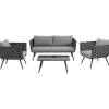KARE Design Meubles>Ensemble de sièges Rimini anthracite (4-pcs.)