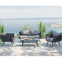 KARE Design Meubles>Ensemble de sièges Rimini anthracite (4-pcs.)
