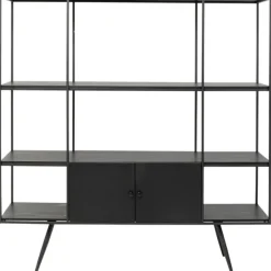 KARE Design Meubles>Etagère Cosy Sixties noir 180x183cm
