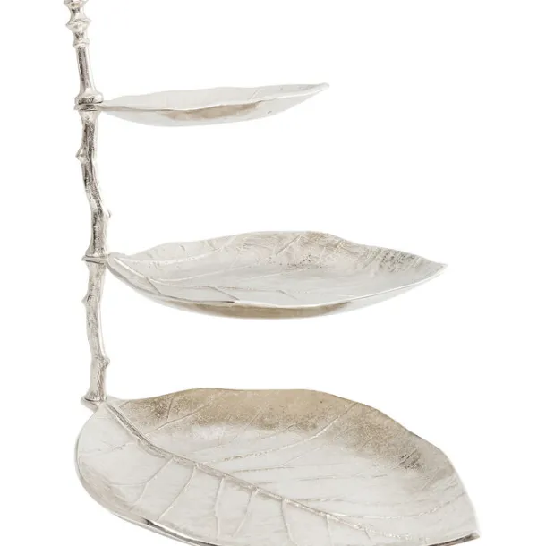 KARE Design Accessoires>Etagère décorative Leaf argent 45cm