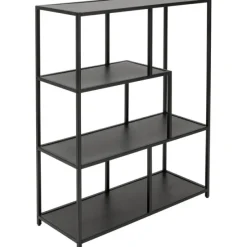 KARE Design Meubles>Etagère Loftie noir 77x100cm