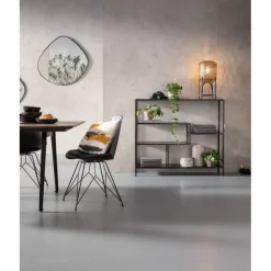 KARE Design Meubles>Etagère Loft noir 115x100cm