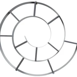KARE Design Meubles>Etagère murale Snail argenté-gris