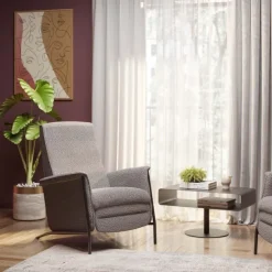 KARE Design Meubles>Fauteil relax Lazy gris