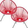KARE Design Meubles>Fauteuil Acapulco cherry (set de 2)
