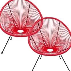 KARE Design Meubles>Fauteuil Acapulco cherry (set de 2)