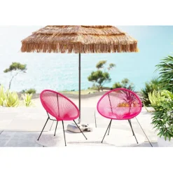 KARE Design Meubles>Fauteuil Acapulco fuchsia (set de 2)