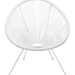 KARE Design Meubles>Fauteuil Acapulco Mono blanc