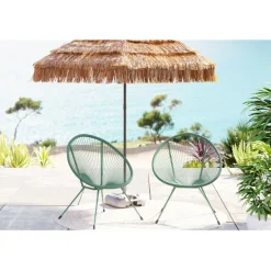KARE Design Meubles>Fauteuil Acapulco Mono vert (set de 2)