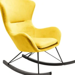 KARE Design Meubles>Fauteuil à bascule Oslo jaune