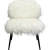 KARE Design Meubles>Fauteuil Hairy blanc