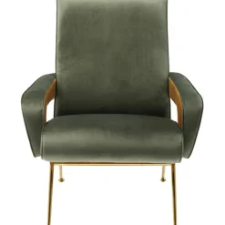 KARE Design Meubles>Fauteuil Luna haut dossier vert