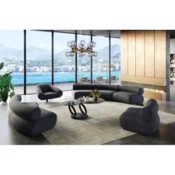 KARE Design Meubles>Fauteuil pivotant Ciao Midnight