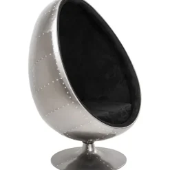 KARE Design Meubles>Fauteuil pivotant Eye Ball Graphite