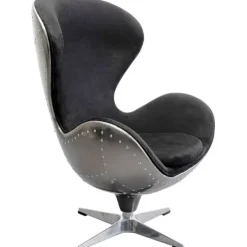KARE Design Meubles>Fauteuil pivotant Lounge noir Grafite