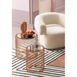 KARE Design Meubles>Fauteuil pivotant Maye crème