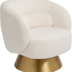 KARE Design Meubles>Fauteuil pivotant Orion blanc