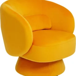 KARE Design Meubles>Fauteuil pivotant Orion jaune
