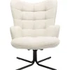 KARE Design Meubles>Fauteuil pivotant Oscar crème