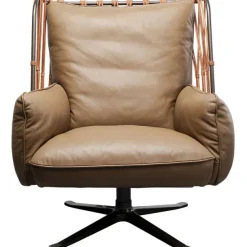 KARE Design Meubles>Fauteuil pivotant Paradiso marron