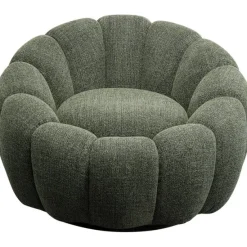 KARE Design Meubles>Fauteuil pivotant Peppo Bloom Melange vert