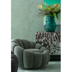 KARE Design Meubles>Fauteuil pivotant Peppo Bloom Melange vert