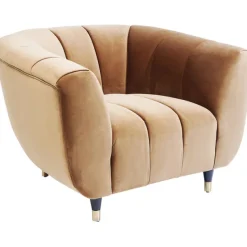 KARE Design Meubles>Fauteuil Spectra velours marron