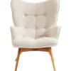 KARE Design Meubles>Fauteuil Vicky écru