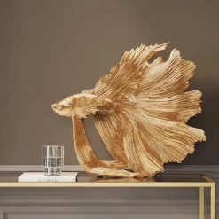 KARE Design Accessoires>Figurine décorative Betta Fish doré petit