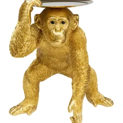 KARE Design Accessoires>Figurine décorative Butler Playing Chimp doré 52cm