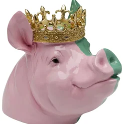 KARE Design Accessoires>Figurine décorative Crowned Pig 28cm