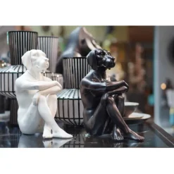 KARE Design Accessoires>Figurine décorative Dog Marc noire