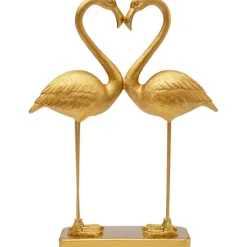 KARE Design Accessoires>Figurine décorative Flamingo Love doré 39cm