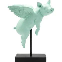 KARE Design Accessoires>Figurine décorative Flying Pig Turquoise 29cm