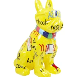 KARE Design Accessoires>Figurine décorative Graffiti Dog jaune 122cm