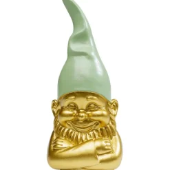 KARE Design Accessoires>Figurine décorative Nain doré vert 21cm