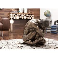 KARE Design Accessoires>Figurine décorative Nude Man Hug bronze 54cm