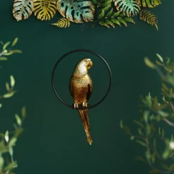 KARE Design Accessoires>Figurine décorative Swinging Parrouge doré
