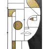 KARE Design Meubles>Garderobe murale Art Girl Face 60x90cm